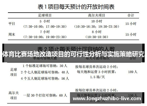 体育比赛场地改造项目的可行性分析与实施策略研究